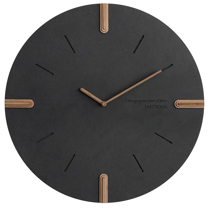 Modern Wall Clock Living Room Wall Watch Minimalist Bedroom Round Silence Clock Nordic Entrance Hall Decoration Accessories