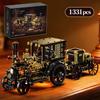 1331PCS Retro Steam Car Building Blocks Set, Intricate Mechanical Model for Desktop Decoration, Premium Gift for Adults
