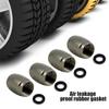 DSYCAR 1Set Fashion Zinc Alloy Anti-theft Sport Car Tire Valve Caps Wheel Tires Tire Stem Air Cap Airtight Cover for Car Styling