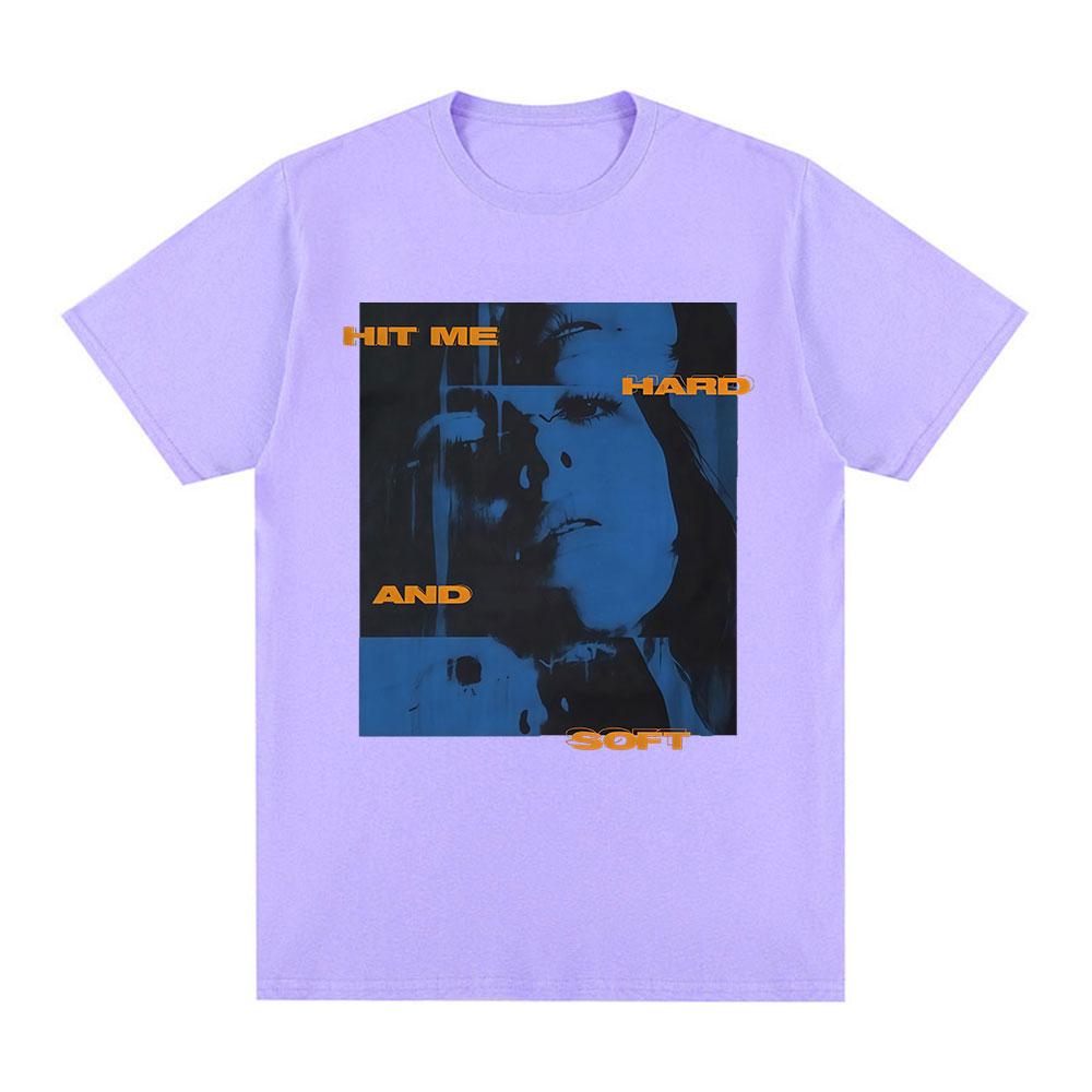Hit Me Hard and Soft 2025 Tour T Shirt Unisex Women Clothing Fashion Hip Hop T Shirts Cotton Casual Short Sleeve Tshirts Fans Gift