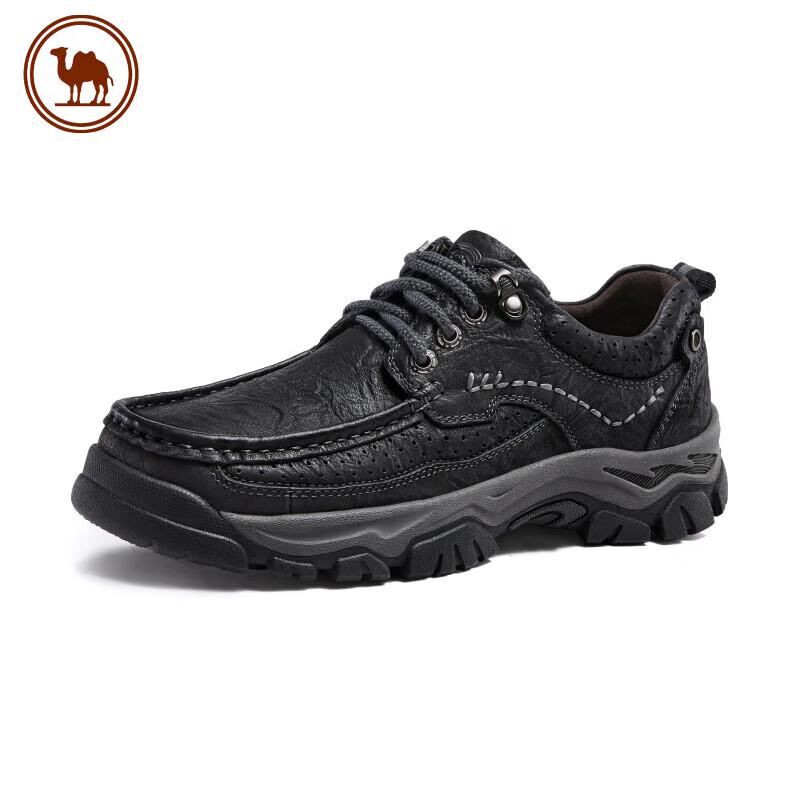 Camel Men s Casual Embossed Leather Derby Shoes 41 чёрный