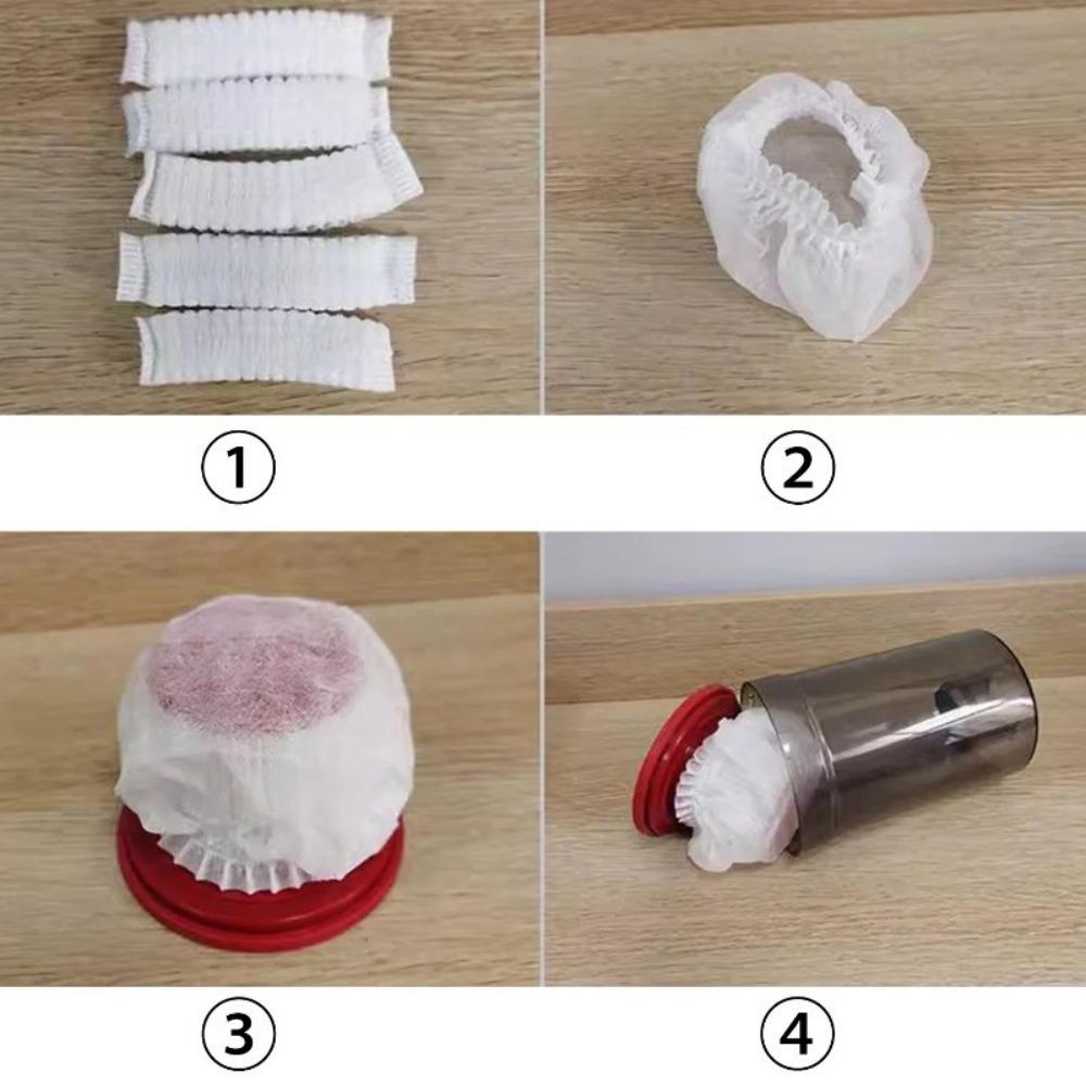 100PCS Non-wovens Vacuum Cleaner Filter Mesh Mesh Filter Cover Accessories Dust Collection Filter