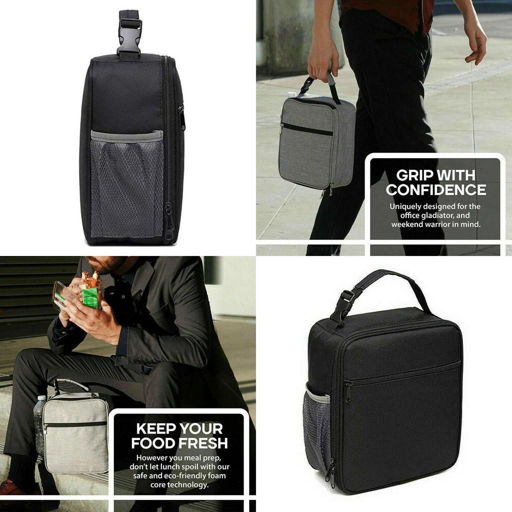 Stylish Insulated Lunch Bag For Adults And Kids With Thermal Protection And Spacious Storage