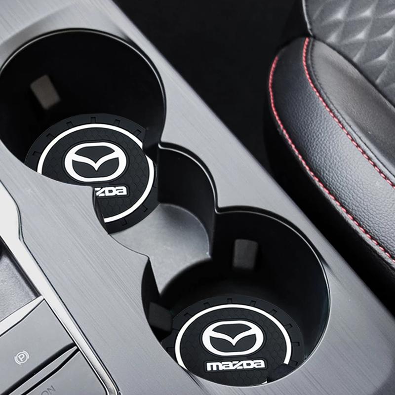 1/2 buc Covoraș de Cupă Auto Antiderapant Suport de Sticlă Coastere Accesorii Auto Pentru Mazda 2 3 5 6 CX-5 CX7 CX-8 CX9 CX-3 CX-4 CX-30 MX-5 Atenza Axela BT-50 Hazumi