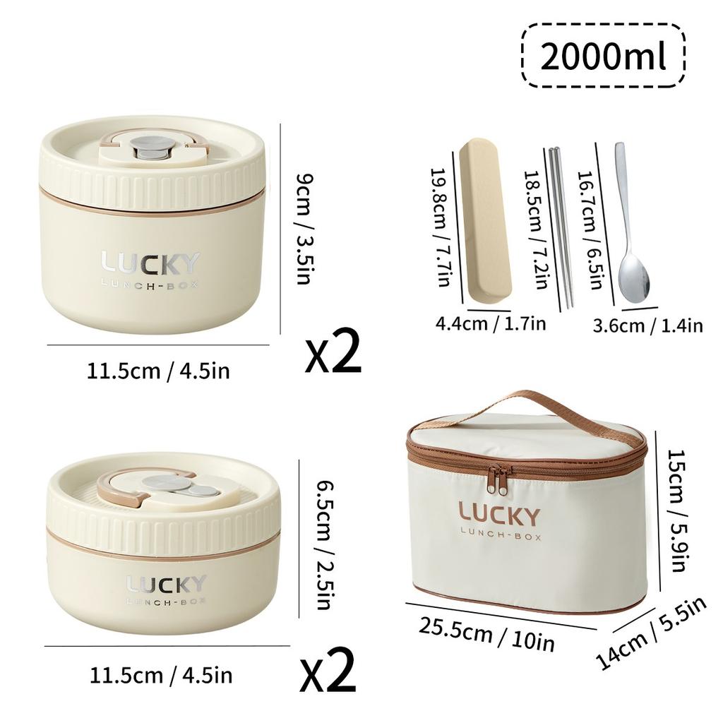 304 Stainless Steel Thermal Lunch Box Microwave Bento Box Portable Insulated Food Storage Containers For Kids Students School