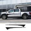 2PCS Car Door Side Skirt Stickers Auto Body Waistline Vinyl Decals Car Body Decoration Accessories For Ford F150 F-150 Raptor