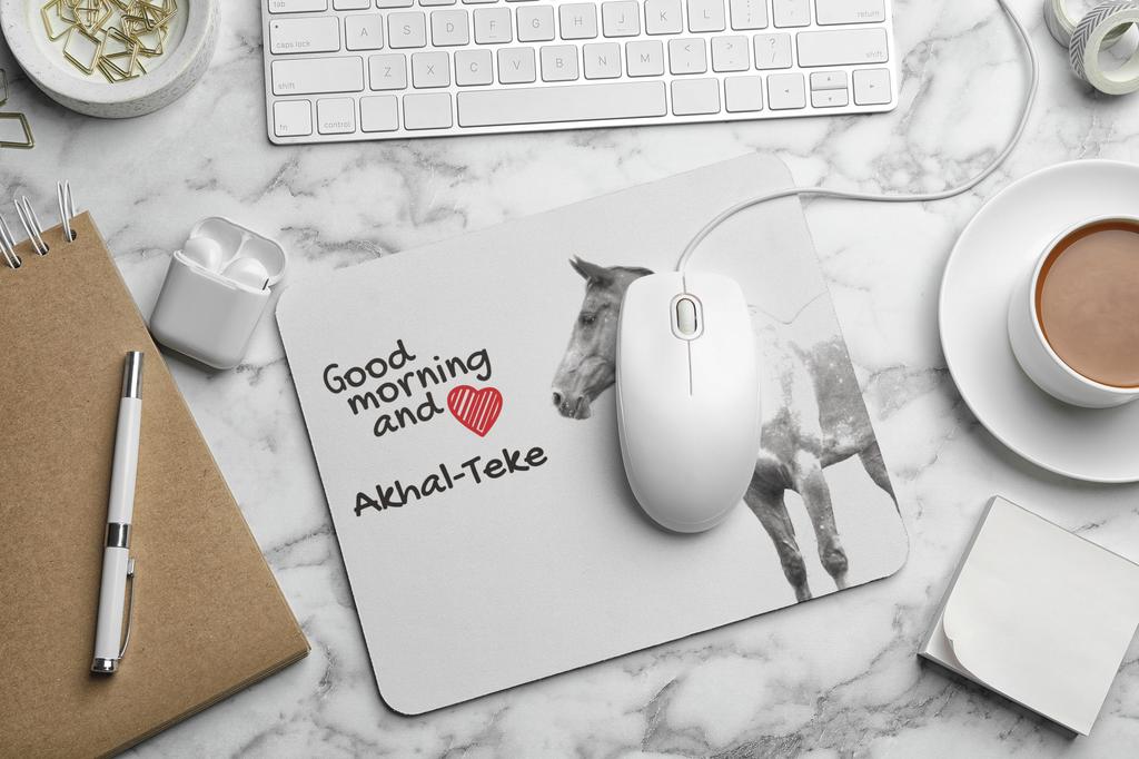 Akhal-Teke - mouse pad com estampa, mouse pad personalizado com um cavalo, gadget exclusivo para um trabalhador de escritório da marca Art-Dog
