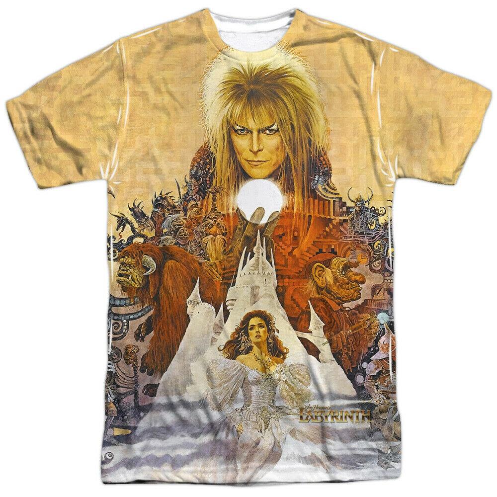 

Labyrinth Cover Art Sublimation Licensed Adult Unisex T-Shirt