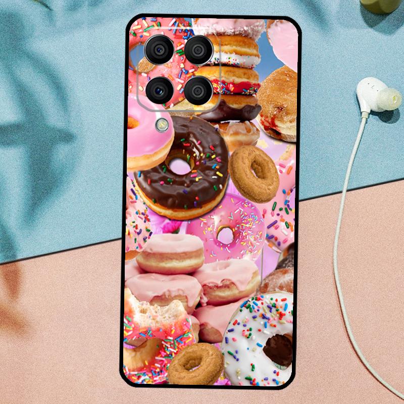 

Pizza Sushi Food Donuts For Samsung Galaxy M31 M11 M23 M12 M13 M14 M15 M35 M55 M34 M54 M33 M53 M32 M52 M06 M16 Case Samsung M30s
