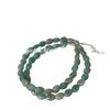 SuChuang Women's S925 Sterling Silver Irregular Green Amazonite Necklace - Sweet, Versatile Clavicle Chain in Ins Style