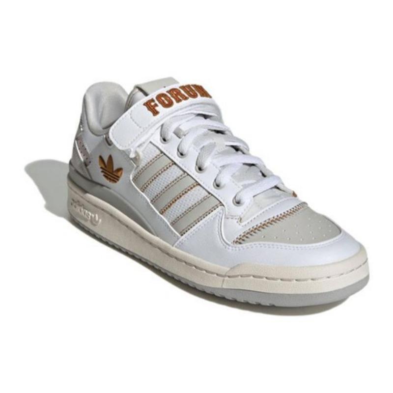 adidas Forum Low White Grey Embroidered - IE0477