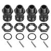 4pcs Aluminum Alloy 17mm Hex 23mm Wheel Extension Adapter for 1Celsius8 RC Car Model