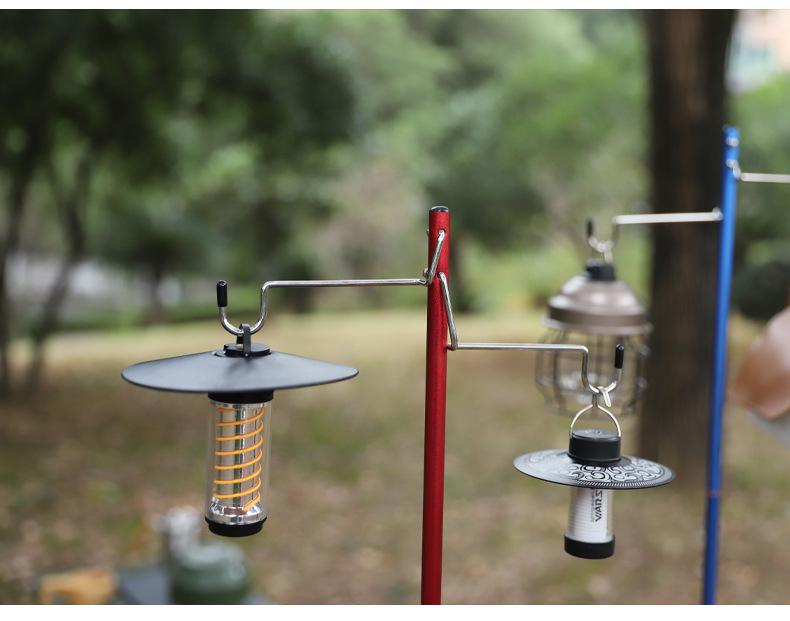 Ultralight Aluminum Folding Camping Light Pole Stand