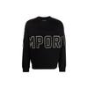 Emporio Armani Ss22 Solid Color Printed Letter Long Sleeve Sweatshirt Men Sweatshirt Black 3L1MCL-1JWPZ-0999