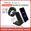 30W Charging Station 3 In 1 Wireless Charger Stand For Samsung S25 S24 S23 Galaxy Watch 7/6/5/4/3/2 Buds3/2/3 Pro Fast Charging