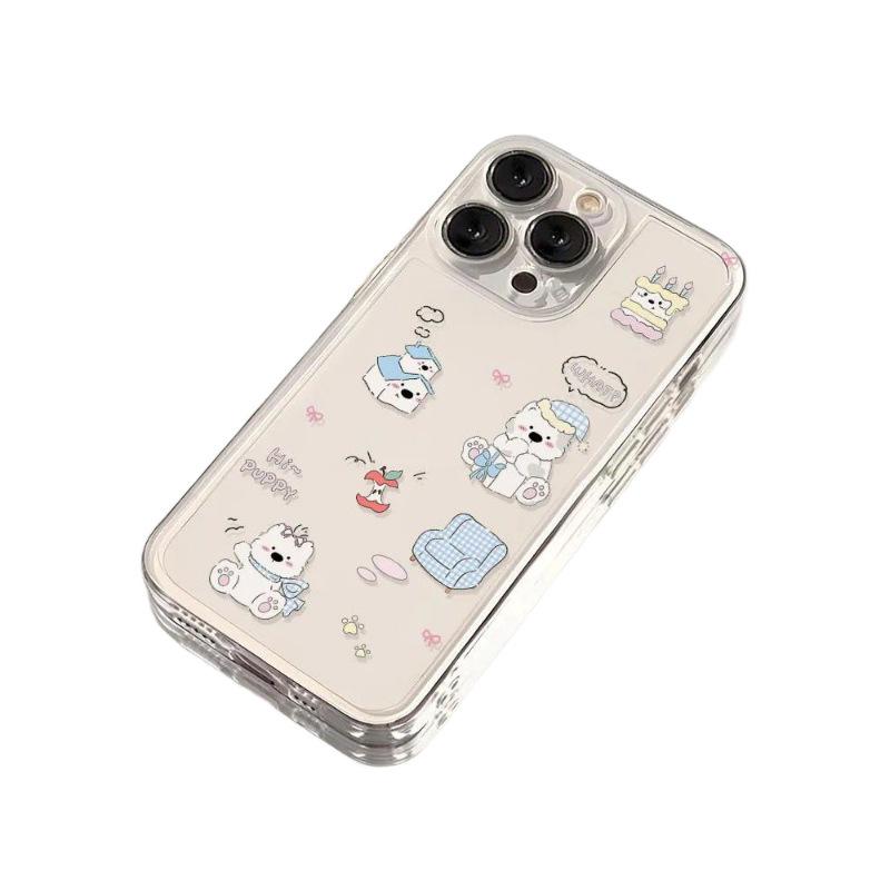 Cake West Highland Transparent Phone Case for Apple 17pro/16/15/13promax/12/11