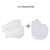 Douyin Women's Invisible Silicone Heel Pads - Transparent, Anti-Slip, Height Boosting Insoles