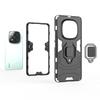 For Xiaomi Redmi Note 14 Pro Back Cover Phone Case Shockproof Armor Anti-Fall Metal Ring Holder Magnetic Protect Funda Coque