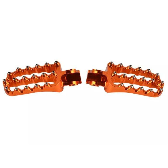 Fußrasten für Motocross, Enduro 17-24 orange Fußrasten
