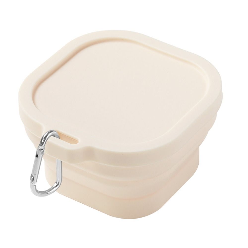 Silicone Camping Bowls Portable Food Storage Container Large Capacity Foldable Lunch Box  Travel