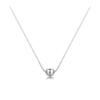 Minimalist Stainless Steel Round Ball Pendant Necklace 2026 Trendy Thin Snake Chain Choker Fashion Neck  for Women Men