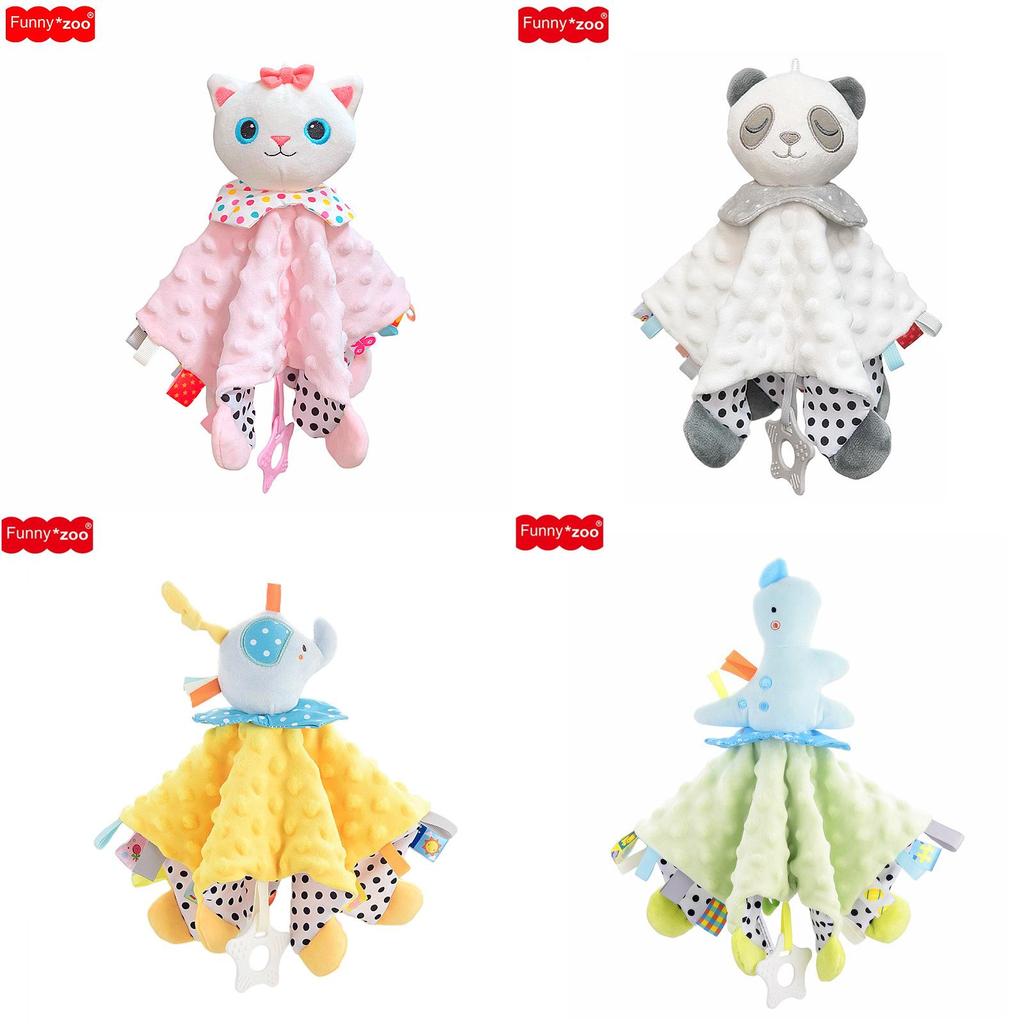 Baby Animal Comforter Plush Toy For Infants And Toddlers