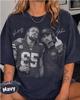George Kittle 85 San Francisco 49ers Football Trikot Kyle Shanahan Marineblau T-Shirt Fan
