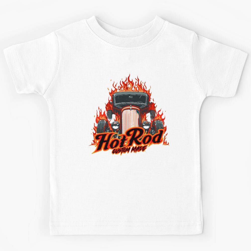 Hot Rod Born to Burn Rubber Kids T-Shirt 100