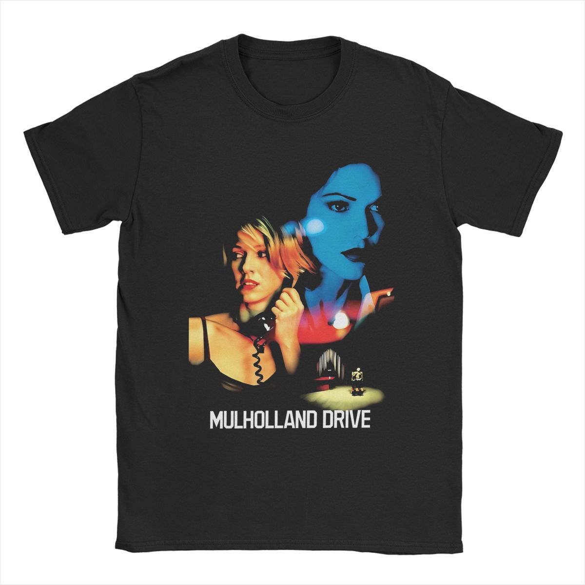 

Mulholland Drive David Lynch T-Shirts Men US Movie Funny Pure Cotton Tee Shirt O Neck Short Sleeve T Shirt Plus Size Clothes XL