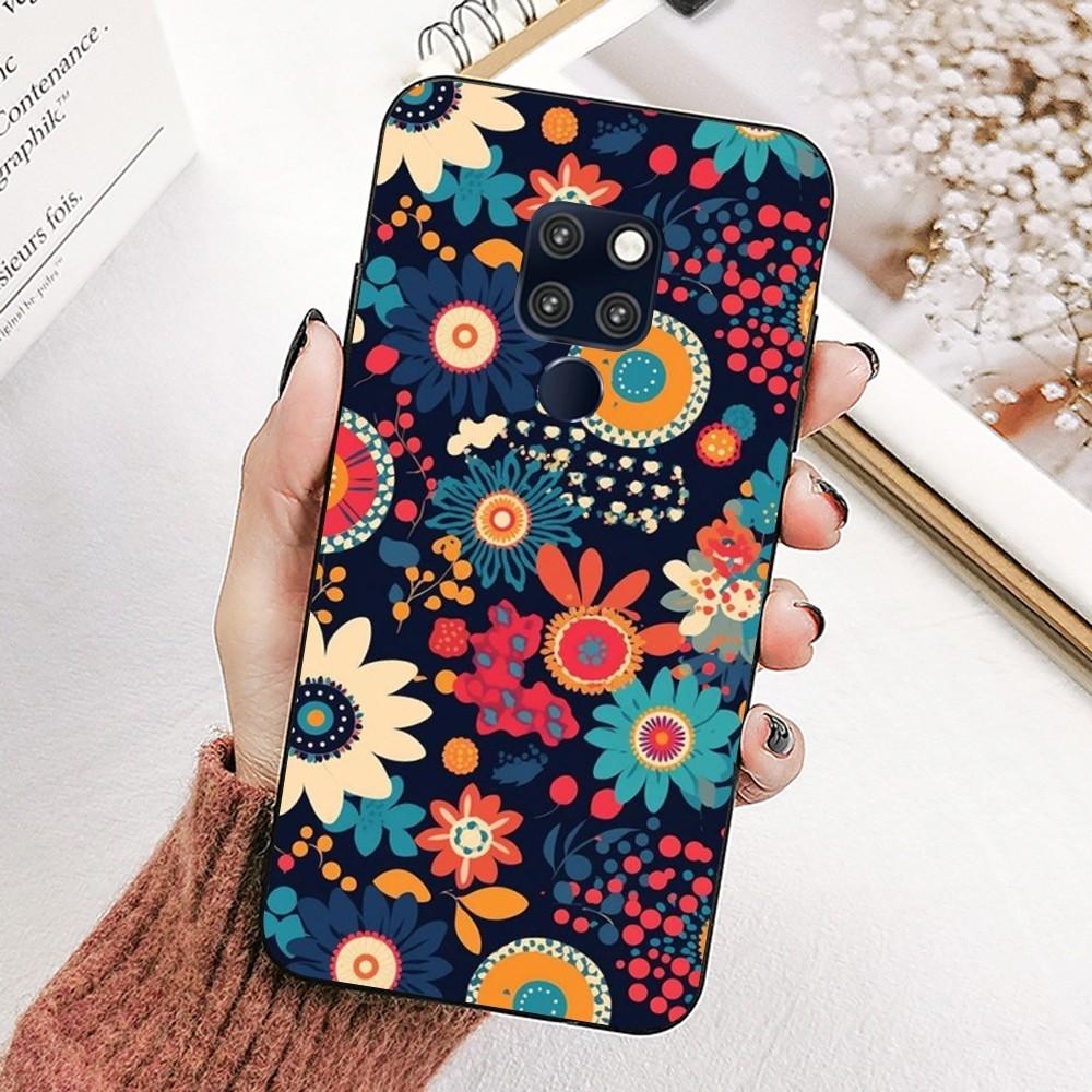 Miss Pattern Phone Case For Huawei Mate 10 20 30 40 50 Lite Pro Nova 3 3i 5 6 SE 7 Pro 7SE