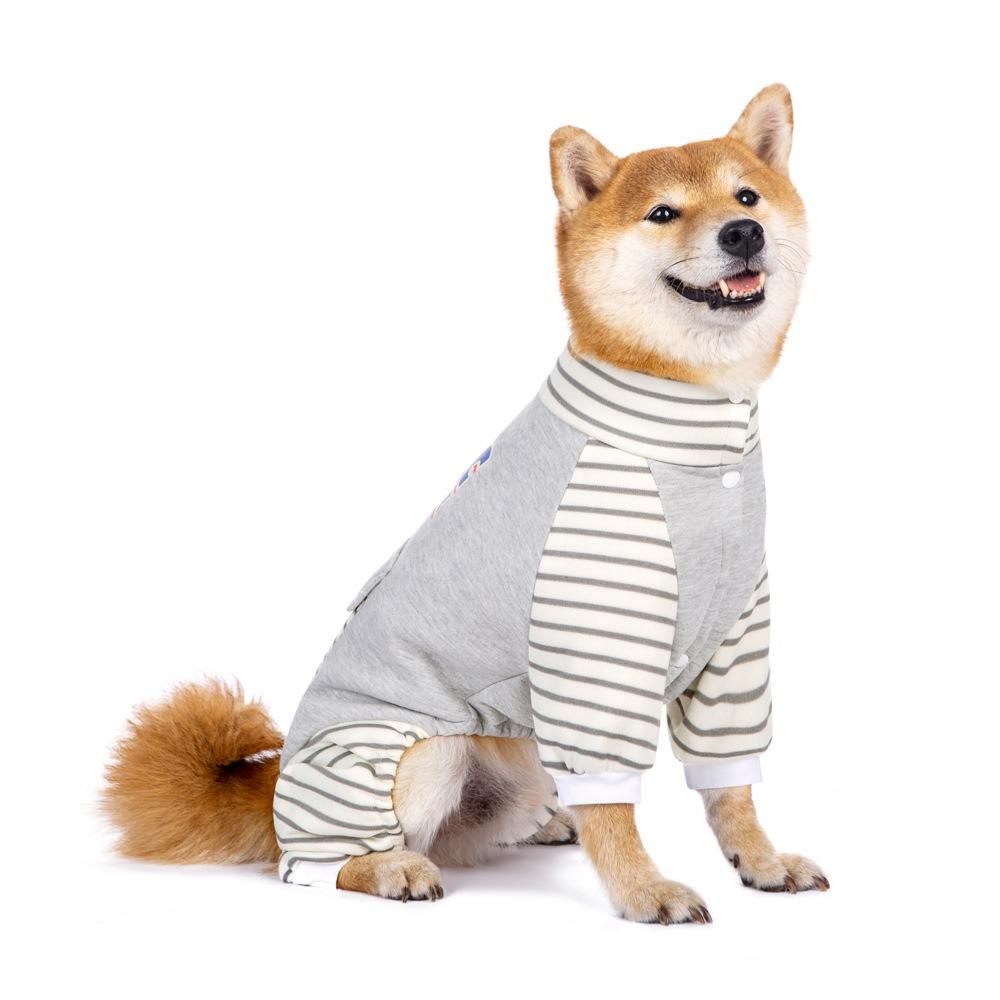 3XL- 8XL Large Dog Clothes Big Dog Full Cover Jumpsuit Pajamas Samoyed Labrador Golden Retriever Outfit Long Sleeve Bodysuit