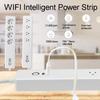 2 USB Smart WiFi Sockets Electrical Power Sockets Port Support Alexa Google Voice Control Phone Remote Control Home Timer EU US