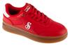 Duraleather Lace Up Snoop Cupsole Sneaker, Mens Red Sneakers