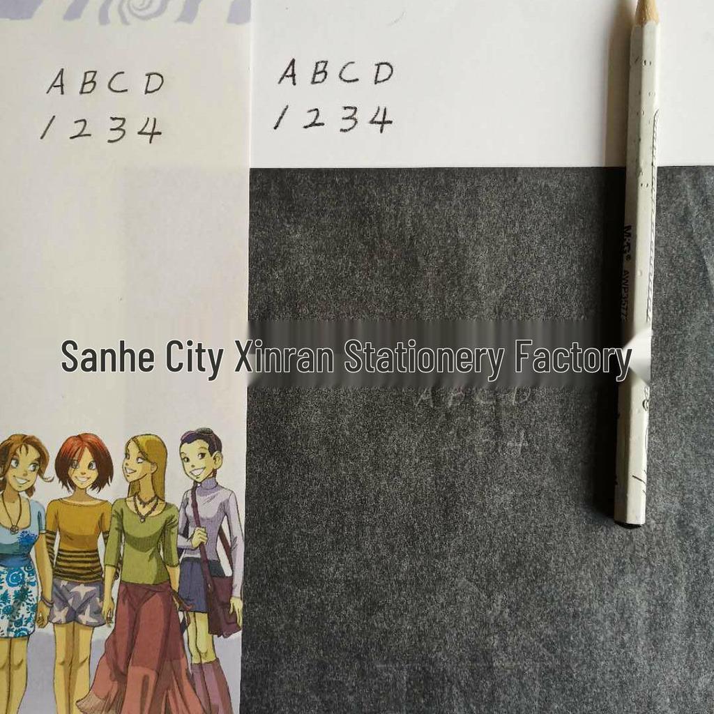 A3 Single-Sided Black Graphite Transfer Paper 23x33 Cm for Tracing and Drawing Blueprints