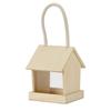 Wild Bird Wooden Feeder Hanging Feeders Viewing Window For Garden Yard  Decorati