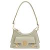 Gold Metal Hardware Zipper Closure Leather Tote Shoulder Bag Women Handbags Green DN0BT904LSLX-7CO