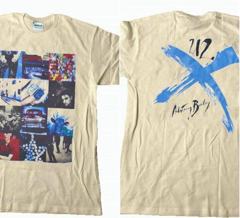 U2 Zoo TV Tour Achtung Baby Band T-Shirt M