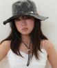 Obeulla Diamond Damage Safari Hat_Charcoal Ha050
