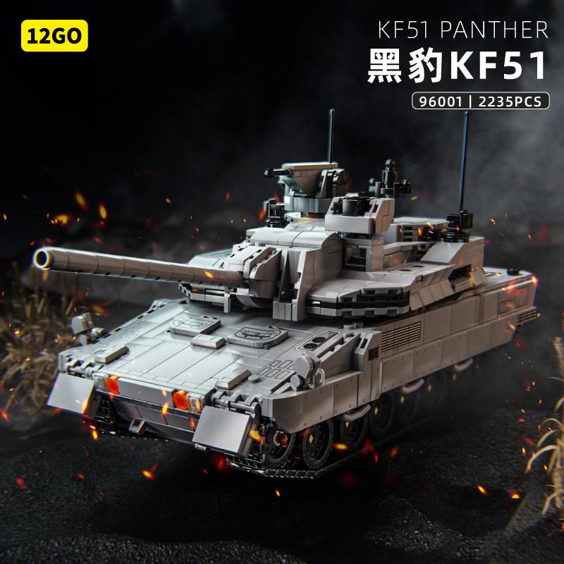 WW2 Military Tanks Building Blocks Toys Sets Technical Panther KF51 T-14 Tank Soldier Army Bricks Toys for Children Boys Gifts