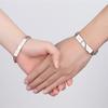 Edelstahl Herz Puzzle Partner Armband Minimalistischer Luxus Titan Schmuck Reise Geschenk
