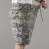 Summer Cotton Casual Shorts Drawstring Soft Loose  Beachwear Joggers Camouflage Sports Pants