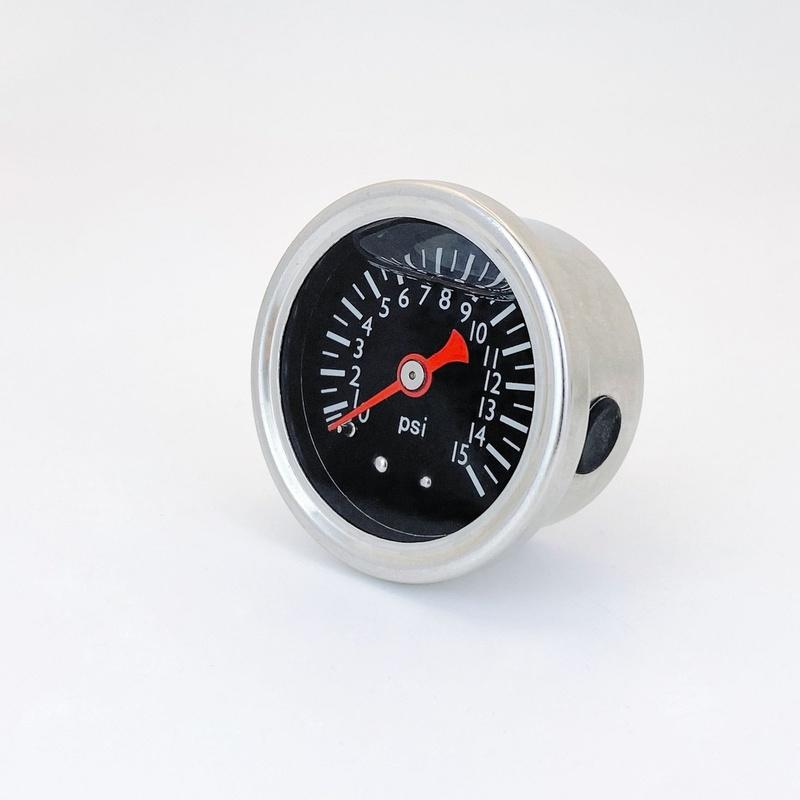 0-15 Psi Axial Shock-Resistant Fuel Oil Pressure Gauge 40mm For Dial 1/8''NPT Oil Pressure Gauges Car Interior Parts Accessories