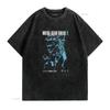 Metal Gear Solid 2 T Shirt Vintage Washed Soft Stylish Fashion Streetwear Top For Everyday Wear Breathable Graphic Slightly
