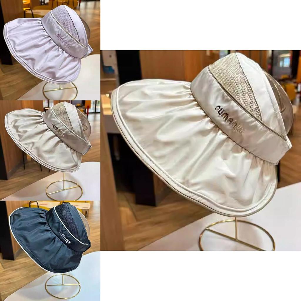Sun Stylish Commuting Hat Women With Wide Brim Lightweight Sunshade Breathable