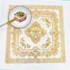 Waterproof Oilproof Table Cloth Round/Square Floral Printed Dining Table Cover Household Decoration Supplies for Party
