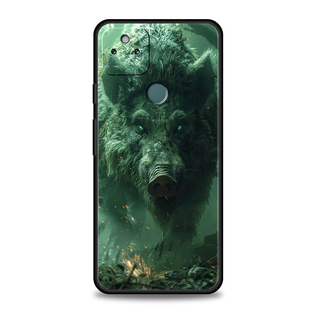 

Wild Boar Phone Case Cover for Google Pixel 10 9 8 7 6 9A 8A 7A 6A Pro Shockproof Soft TPU 10 Pro XL Shell Fundas Capa Coque Bag Pixel 8 A