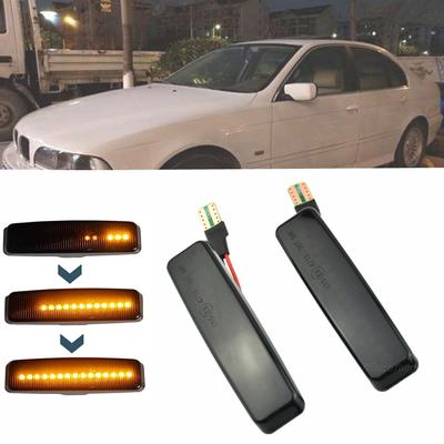 Flaşör Dinamik Flaşör Göstergesi LED Dönüş sinyal ışığı Yan Işaretleyici Sıralı Lamba BMW 5 Serisi E39 1995-2003 M5