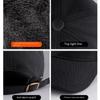 Solid Color Plush Baseball Cap 55-60cm Adjustable Sports Baseball Cap  Men/Women