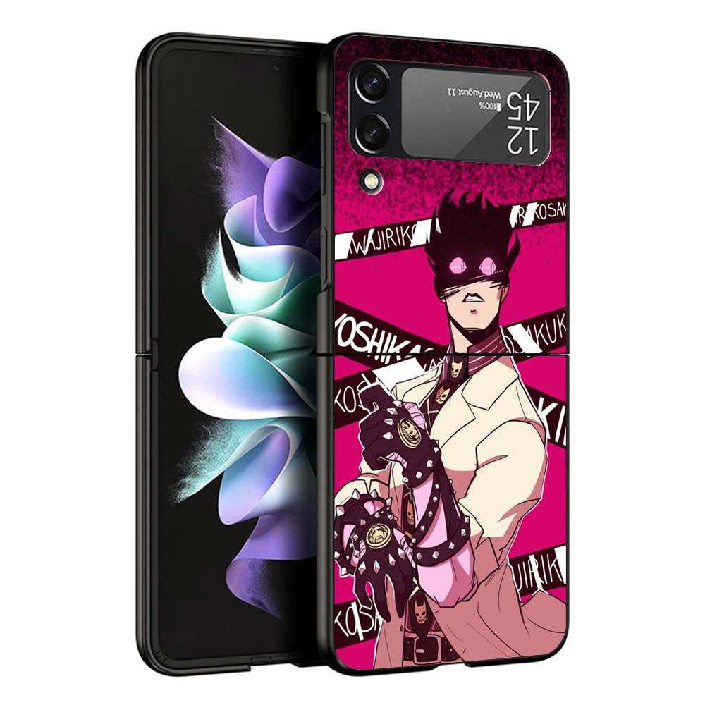 JoJo Bizarre Adventure Phone Case For Samsung Galaxy Z Flip7 Flip6 5G Flip5 Flip4 Flip3 ZFlip 7 6 3 4 5 Shockproof Back Cover Ga