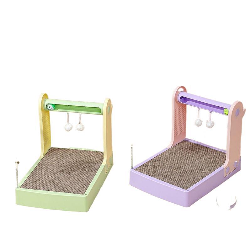 Durable Multifunctional Cat Scratching Board for Kittens (0-6 Months) - Wear-resistant Corrugated Cardboard for Claw Sharpening, No Shedding.